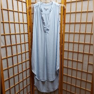 🌊 CAbi Sky Blue Hi Low Dress Women's S Junior's M